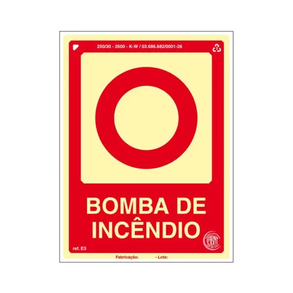 PLACAS SINALIZAÇÃO FOTOLUMINESCENTE EQUIPAMENTOS DE COMBATE A INCENDIO - Image 3